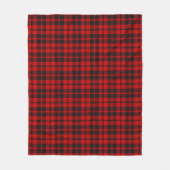 Hoge Plaid Fleece Deken (Voorkant)