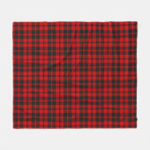 Hoge Plaid Fleece Deken (Voorkant (Horizontaal))