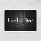 Hoge prestaties visitekaartje (Achterkant)