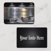 Hoge prestaties visitekaartje (Voorkant / Achterkant)