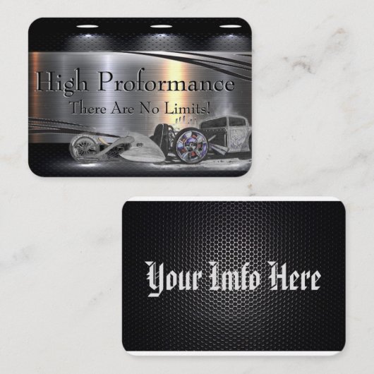 Hoge prestaties visitekaartje (Voorkant / Achterkant)