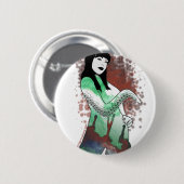 Hoge priester van Cthulhu Ronde Button 5,7 Cm (Voorkant /achterkant)