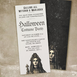 Hoge Priesteres Heksen Halloween Feest Uitnodiging