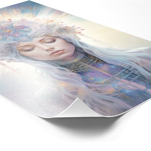 Hoge Priesteres Licht Codes Godin Foto Afdruk (Hoek)