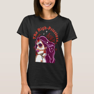 Hoge Priesteres Tarot Kaart Karakter Los Dios De L T-shirt