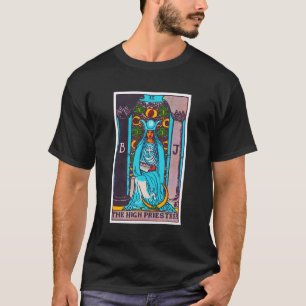 Hoge Priesteres Tarot Kaart Psychische Occulte Met T-shirt