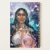 Hoge Priesteres Tarotkaart kunst Planner (Achterkant)