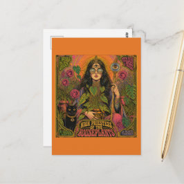 hoge priesteres van kamerplanten briefkaart