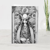 Hoge Priestess Tarot Kaart (Achterkant)