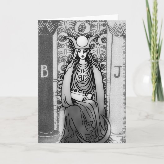 Hoge Priestess Tarot Kaart (Voorkant)