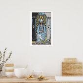 Hoge Priestess Tarot Kaart Poster (Keuken)