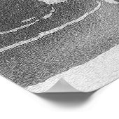 Hoge Priestess Tarot Poster (Hoek)