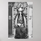 Hoge Priestess Tarot Poster (Voorkant)