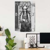 Hoge Priestess Tarot Poster (Thuiskantoor)