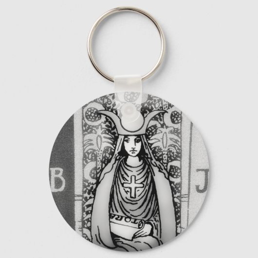 Hoge Priestess Tarot Sleutelhanger (Voorkant)
