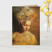 Hoge Priestess van Aarde Kaart (Gele Bloem)