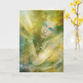 Hoge Priestess van Wind Kaart (Gele Bloem)