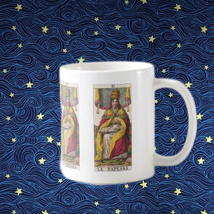 Hoge Priestess Vintage Tarot Koffiemok