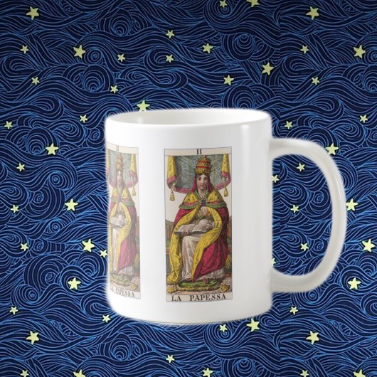 Hoge Priestess Vintage Tarot Koffiemok