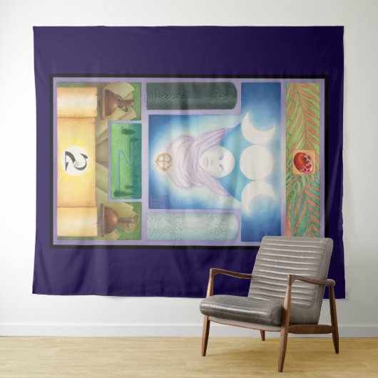 Hoge Priestess Wandkleed (In Situ (horizontaal))