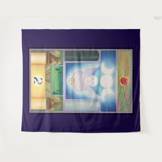 Hoge Priestess Wandkleed (Voorkant (horizontaal))