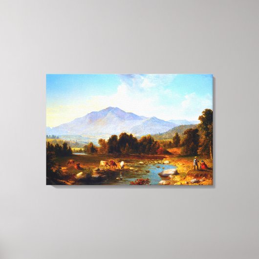 Hoge punt Shandaken Mountains Asher Brown Durand Canvas Afdruk (Voorkant)
