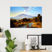 Hoge punt Shandaken Mountains Asher Brown Durand Poster (Thuiskantoor)