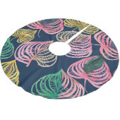 Hoge-Res Waterverf Bloemen: Gedetailleerde textuur Kerstboom Rok (Gekanteld)