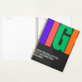 Hoge-resolutie Abstracte Kunst  Planner (Display)
