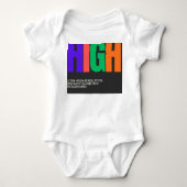 Hoge-resolutie Abstracte Kunst  Romper (Voorkant)