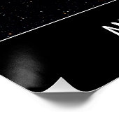 Hoge Resolutie Astronomie Andromeda Galaxy M31 Perfect Poster (Hoek)