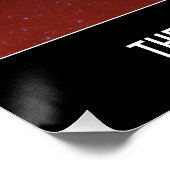 Hoge resolutie Astronomie De Plejaden in Infrarood Perfect Poster (Hoek)