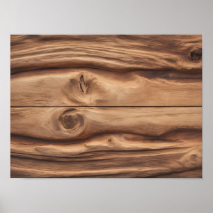 hoge-resolutie houten plank poster