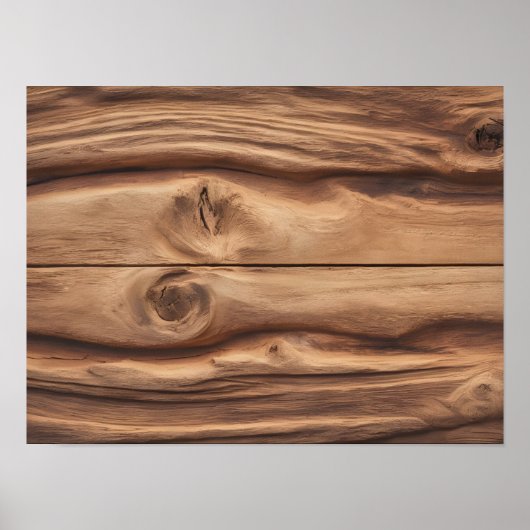 hoge-resolutie houten plank poster (Voorkant)