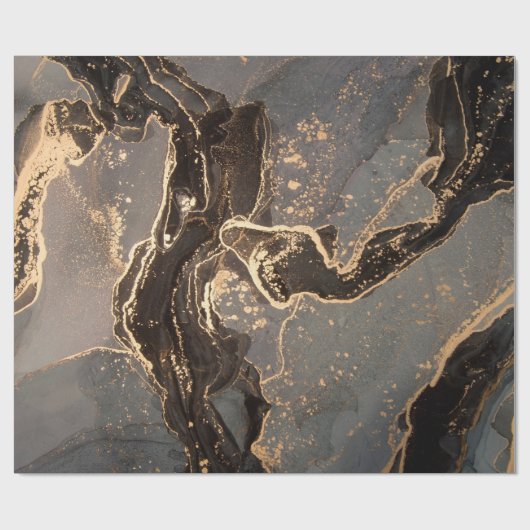 Hoge resolutie. Luxe abstracte vloeistofschilderin Cadeaupapier (Vlak)