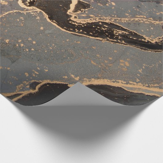 Hoge resolutie. Luxe abstracte vloeistofschilderin Cadeaupapier (Hoek)