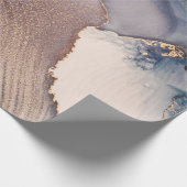 Hoge resolutie. Luxe abstracte vloeistofschilderin Cadeaupapier (Hoek)