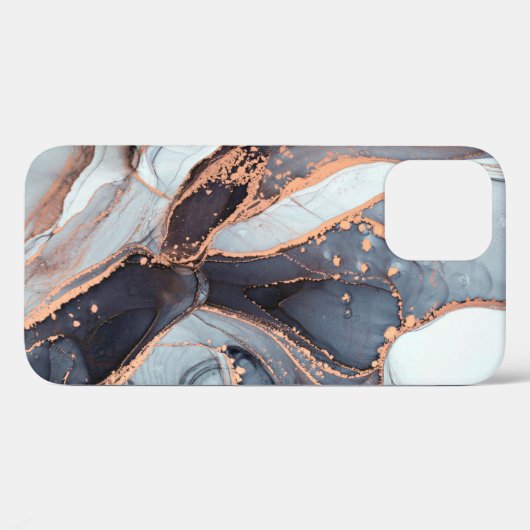 Hoge resolutie. Luxe abstracte vloeistofschilderin Case-Mate iPhone Case (Achterkant (horizontaal))