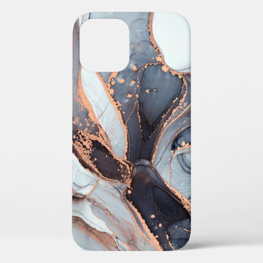 Hoge resolutie. Luxe abstracte vloeistofschilderin Case-Mate iPhone Case (Achterkant)