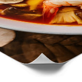 Hoge resolutie Tom Yum Goong Thais gerecht Poster (Hoek)