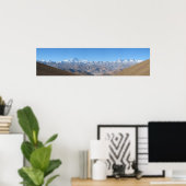 Hoge resolutie voor Mount Everest Panorama Poster (Thuiskantoor)