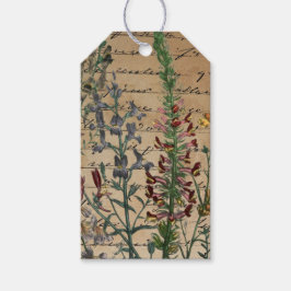 Hoge Rode & Blauwe Wilde Bloemen, Scenario Schrijv Cadeaulabel