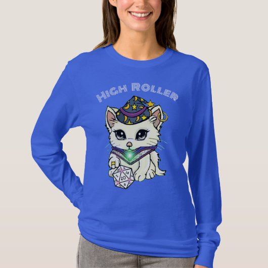 Hoge Roller (Kat): T-shirt (Voorkant)