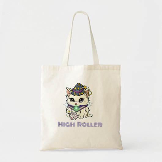Hoge Roller ( Kat) Tote Bag (Voorkant)