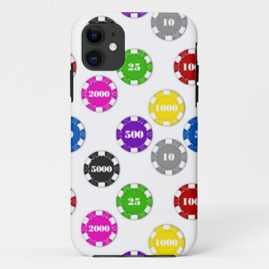 HOGE ROLLER WHITE PHONE CASE (Achterkant)
