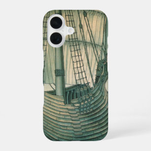 Hoge schip uit de Heilige Graal wandtapijten iPhone 16 Hoesje