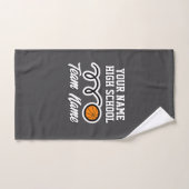 Hoge school basketbalteam met eigen kleur handdoek (Handdoek)