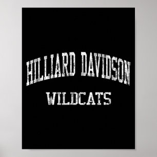 Hoge school Hilliard Davidson Hs Hilliard Oh Vinta Poster