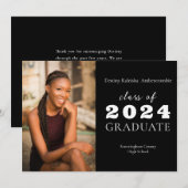 Hoge School Moderne Minimalistische Klassieke Afge Aankondiging (Voorkant / Achterkant)