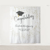 Hoge school spetterende glitters afstudeerfeest ac wandkleed (Voorkant)